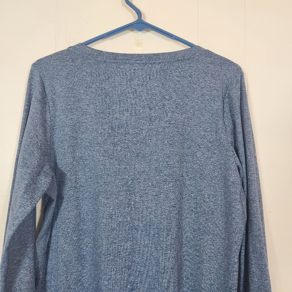 Athleta Uptempo Long Sleeve Athletic Dress Light Blue Size Medium - Picture 8 of 16